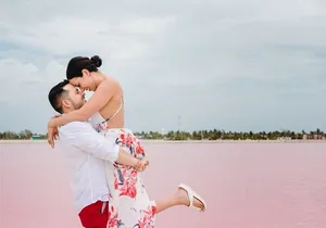 Relaxing Day at Las Coloradas Natural Pink Lake! From Cancun & Riviera Maya
