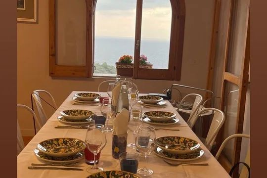 Dinner in a home restaurant with Chef Massimo in Taormina