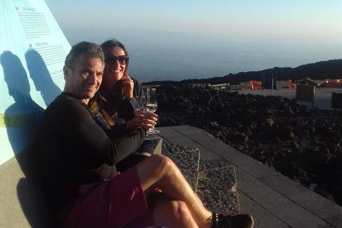 Mt Etna Sunset Private Tour with Prosecco on the Crater