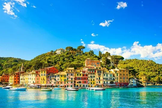 Genova & Portofino: with Mediterranean Boat Cruise from Milan