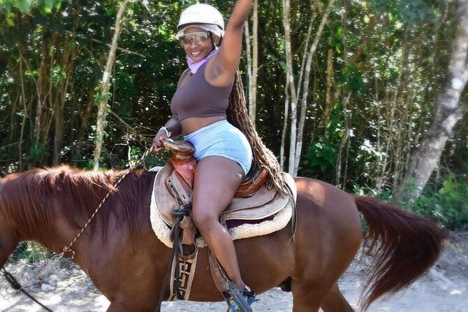 Horseback, ATVs Shared, Ziplines & Cenote! From Cancun & Riviera