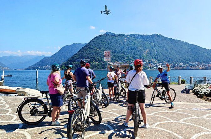 E-Bike tour Lake Como view and Swiss vineyards