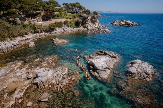 Costa Brava Guided Kayak and Snorkeling Excursion in Playa de Aro