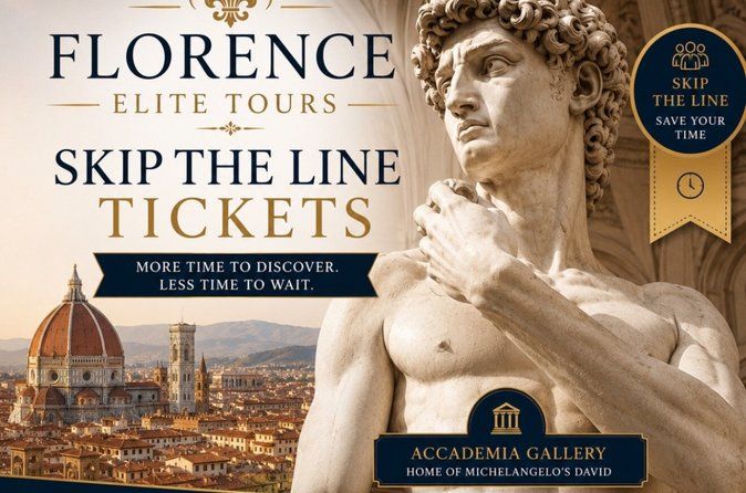 Accademia Gallery : Priority Ticket to SKIP the General Line!