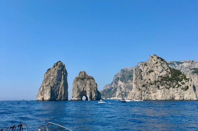 Private Day Boat Trip to Capri and Blue Grotto from Positano