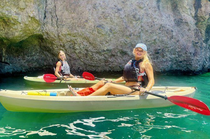 Full-Day Emerald Cave Kayak Tour, 3 Caves, Hidden Beach, Wildlife