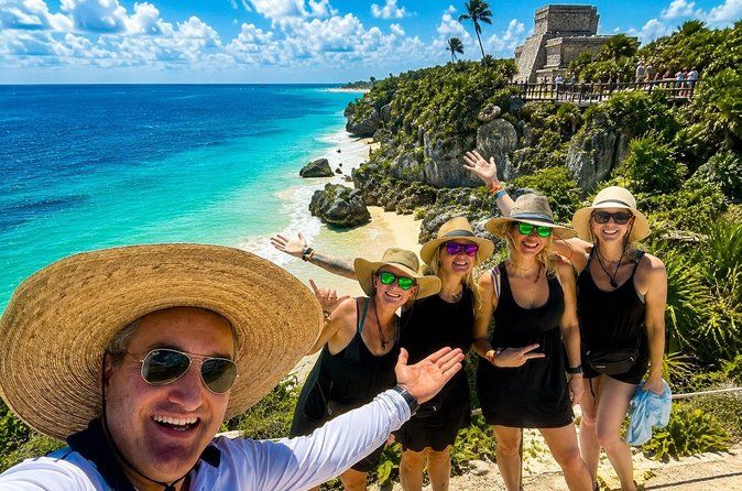 Temples in Tulum, Akumal Turtle Snorkeling and Dining Included