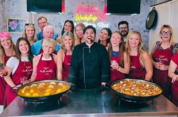 Paella Workshop with Bottomless Sangria in Central Madrid