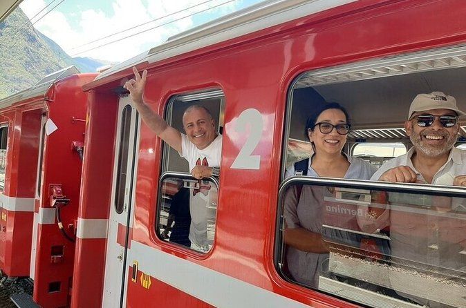 Intimate Small-Group Bernina UNESCO Scenic Train on Swiss Alps