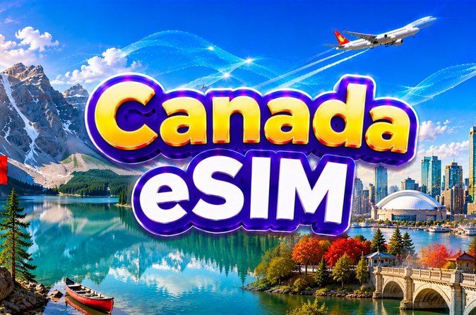 Canada eSIM | 3-30 days | Daily data | QR code