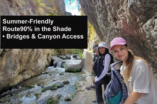 Hiking in the Canyon of the Monachil Cubs in Granada