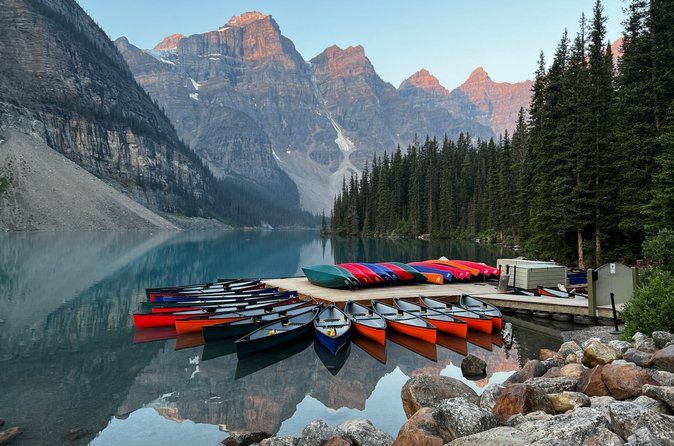 Lake Louise, Moraine Lake & Yoho Waterfalls from Golden BC Tour