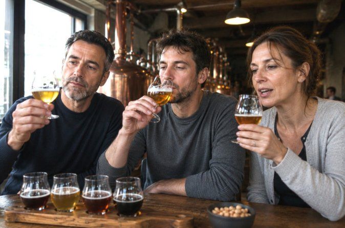 Rome: Private Craft Beer Tasting Tour with Local Bites