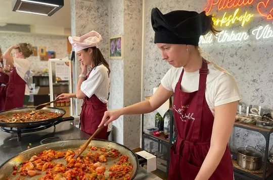 Paella Workshop with Bottomless Sangria in Central Madrid