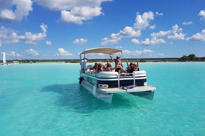 Bacalar Seven Color Lagoon Private Boat Adventure with BBQ Option