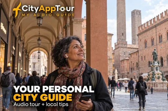 Bologna: City Walk with Audio Guide in 7 Languages on your Phone