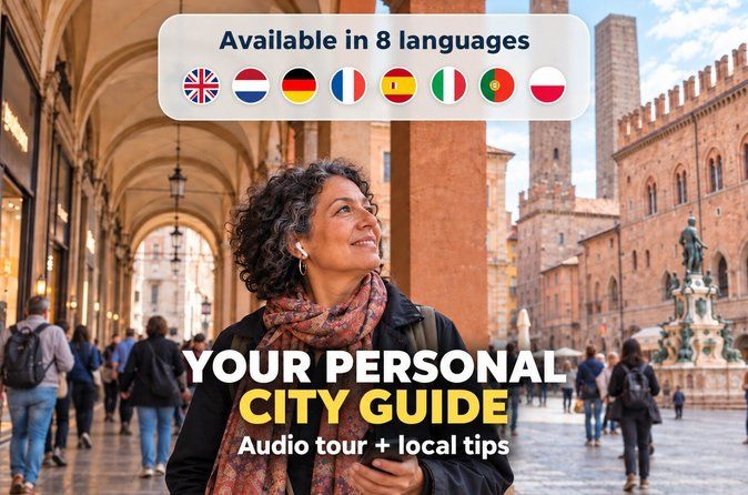 Bologna: City Walk with Audio Guide in 7 Languages on your Phone
