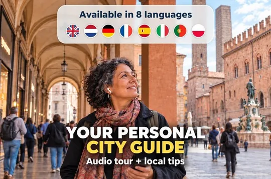Bologna: City Walk with Audio Guide in 7 Languages on your Phone