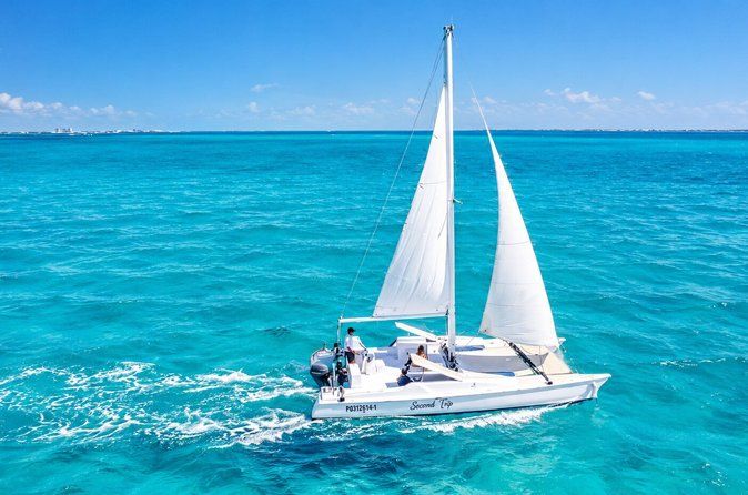Private Catamaran Isla Mujeres Your Day, Your Way with Open Bar