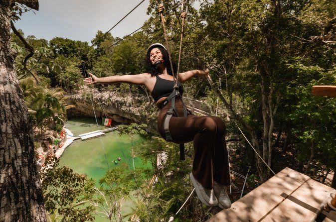 Cancun ATV, 4 Ziplines, Lunch, Transportation & Tequila Tasting