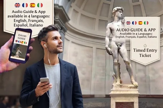 Accademia Gallery: TImed Entry Ticket with Audio Guide