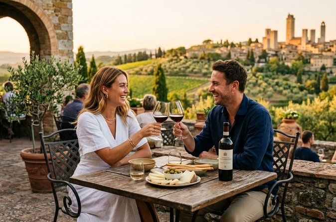 Private tour San Gimignano, Chianti and Wine Tasting with lunch