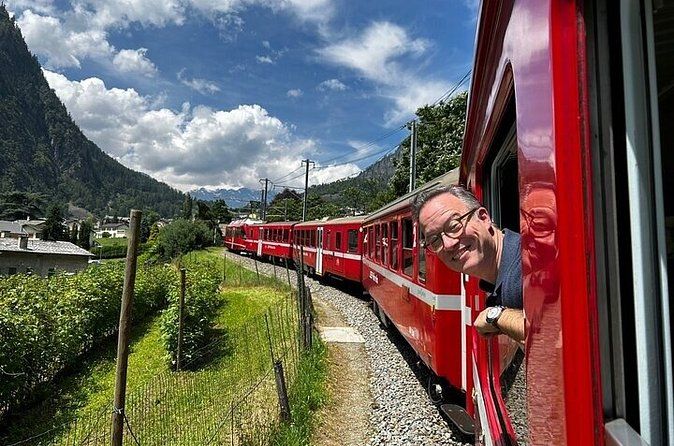 Small-Group Bernina Red Train & Swiss Alps Day Trip from Milan