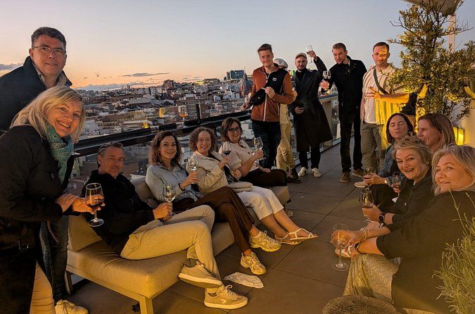 Tasty Tapas & Drinks Tour with a Rooftop Included