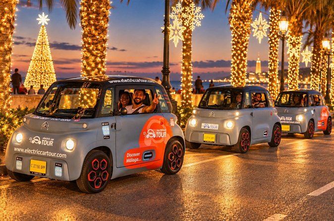 Málaga Sunset & Night Tour by Electric Car