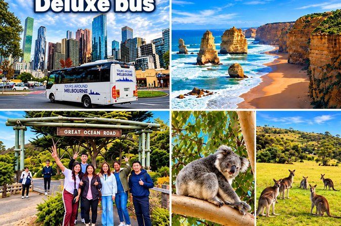 Great Ocean Road 12 APOSTLES Tour REVERSE–SML GRP- Hotel Pick UP