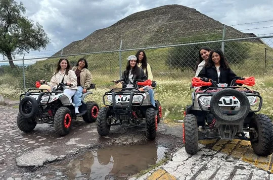 Teotihuacan Private Tour in ATV, Workshops, and Caves.