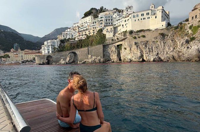 Positano & Amalfi Coast Private Boat Tour from Naples with Pickup