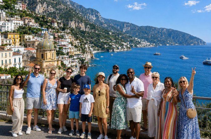 Positano, Pompeii, and Sorrento Day Trip from Naples/Salerno