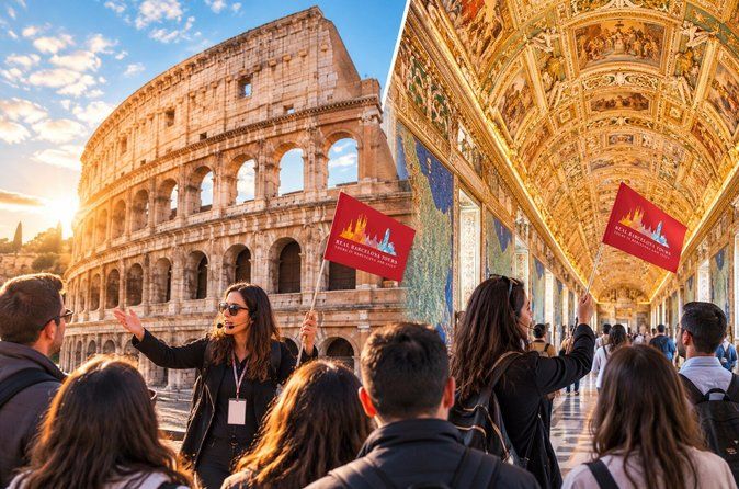 Rome: Colosseum and Vatican Museums Combo Guided Tour