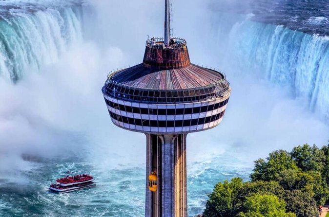 Niagara Falls Day Tour with Boat, Journey and Skylon Tower