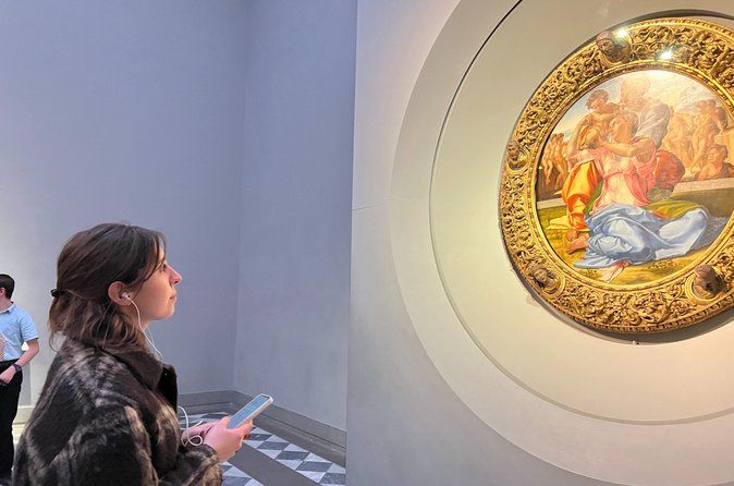 Uffizi Gallery: Self-guided App Visit & Optional Accademia Museum