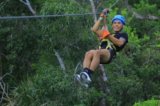 Jungle Zipline adventure with Cenote, Bungee swing and lunch