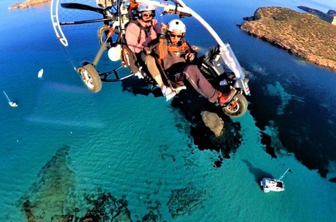 Flights by motor paragliding around Ibiza Island