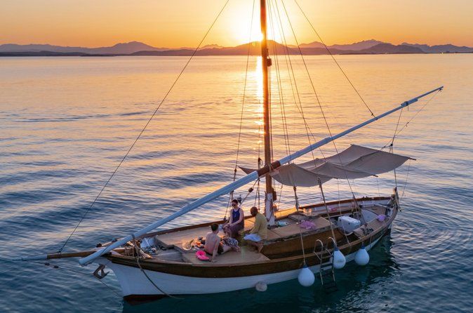 Sunset Tour on Vintage Sailing Ship to Tavolara.