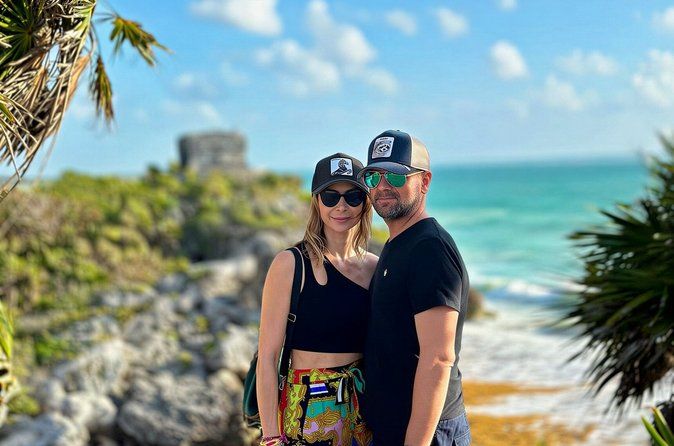 4x1 Full Day Tour: Tulum, Coba, Cenote and PDC, from Cancun