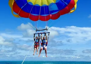 High Adventure! Parasailing In Cancun