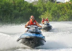 Cancun mangrove jet ski tour: 1 rider per jet ski