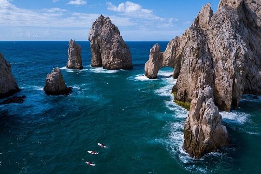 Paddleboard Expedition to the Arch of Cabo San Lucas, Lovers Beach & Snorkel