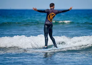 small group surf lesson in Playa de las Américas,Tenerife