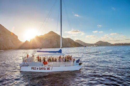 Sunset Fiesta Cruise: Open Bar, Dancing & El Arco Views