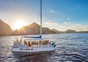 Sunset Fiesta Cruise: Open Bar, Dancing & El Arco Views