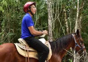 Horseback Ride, ATVs (Single), Cenote & Ziplines! Round Transportation Included