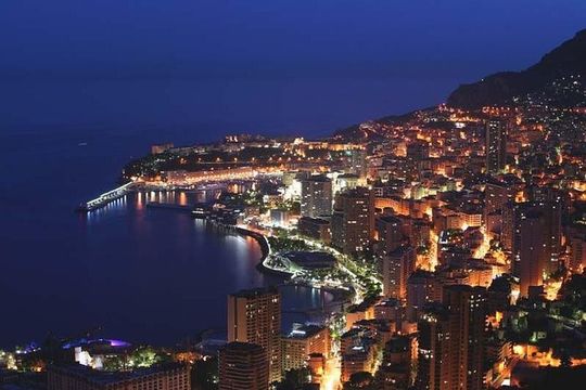 Monaco private tour by Night- Half night tour