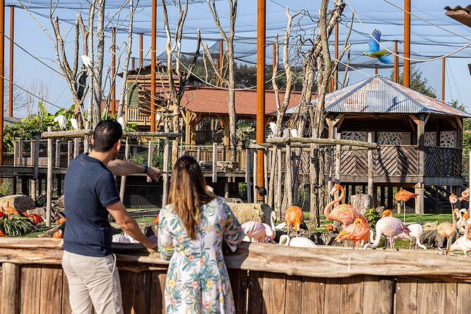 Parrot World Immersive Wildlife Park Entry Ticket next to Paris