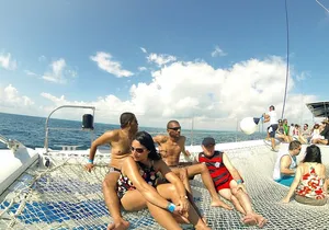 Tour Catamaran Sailing from Cancun to Isla Mujeres - With Open Bar